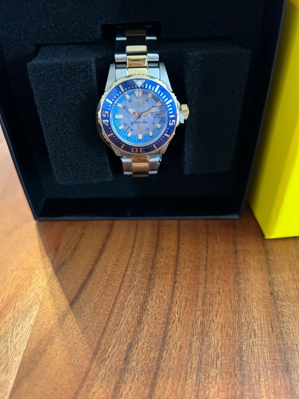 Invicta Two-Tone Blue Dial women’s Dive Watch brand new